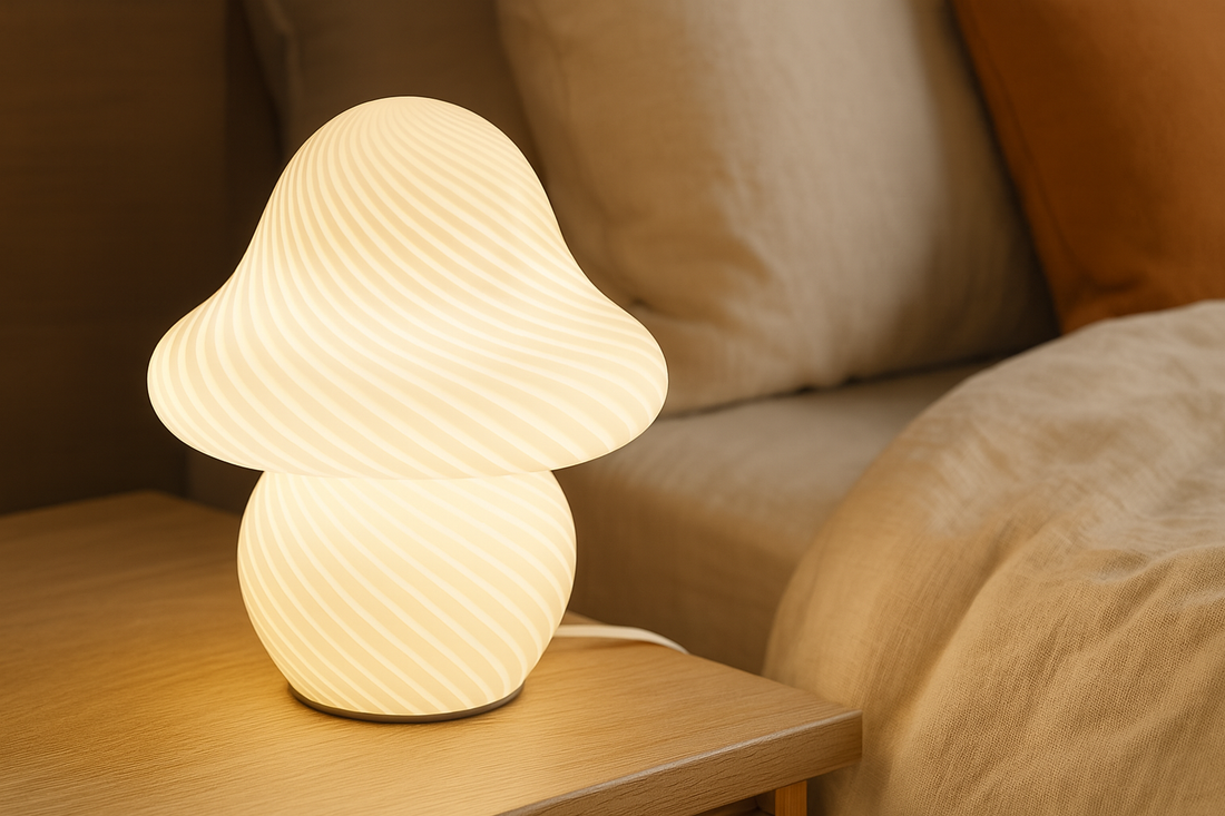 Light Up Your Space in Style: The Murano-Inspired Mushroom Lamp