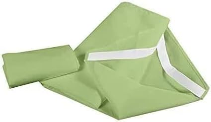 Pack of 6 Cot Sheet for Daycare Preschool Cot Bed -Polyblend Fabric with Corner Elastic Cots Sheets Fits On 22" X 52" Inches Size Toddler and Preschool Daycare Cot Sage 22 X 52 Size