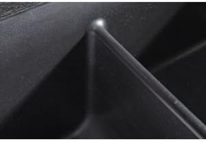 KOHLER 8204-CM2 Cairn 33-1/2" Undermount Double-Bowl Kitchen Sink, Neoroc Composite Kitchen Sink, Double-Bowl Sink with Bottom Sink Rack, Matte Brown