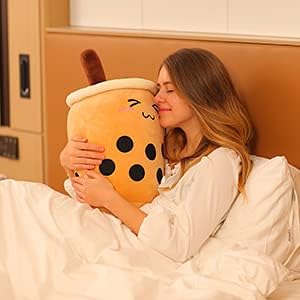 Niuniu 13.7in Squishy Boba Tea Plush Toy - Great Gift for Kids