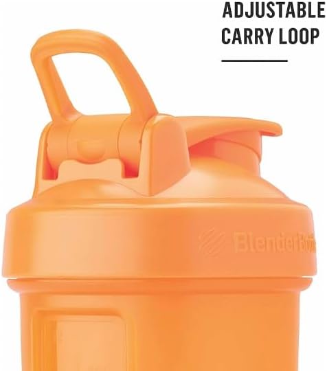 BlenderBottle Classic V2 Shaker Bottle Perfect for Protein Shakes and Pre Workout, 20oz, Full Color Purple