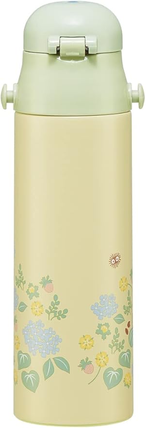 Skater SDC6N-A My Neighbor Totoro Sanpomichi Ghibli Children's Stainless Steel Water Bottle, Direct Drinking 20.9 fl oz (580 ml)