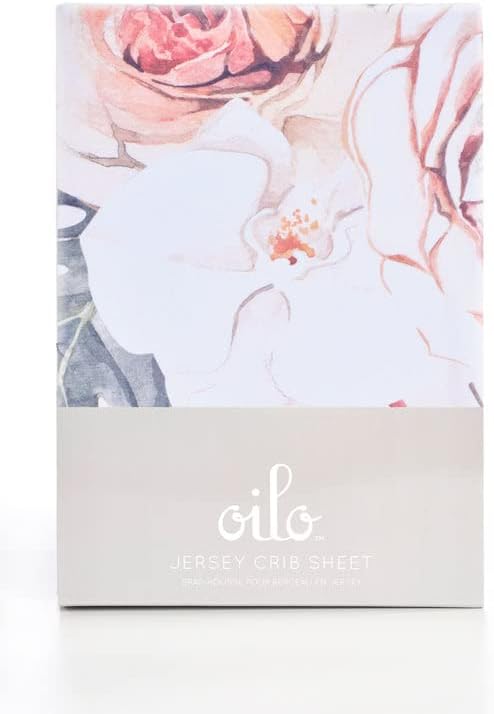 Crib Sheets - Crib Sheets Girl -Crib Sheets Boy - Jersey Sheets - Nursery Bedding - Toddler Bedding Sets for Girls and Boys - Baby Crib Sheets - OILO Studio Crib Sheet Vintage Bloom