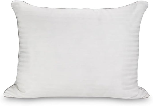 Set of 2 Bed Pillows for Sleeping Standard | Comfortable and Supportive | Premium Soft Down Alternative Microfiber Filled | Back and Side Sleeper Pillow