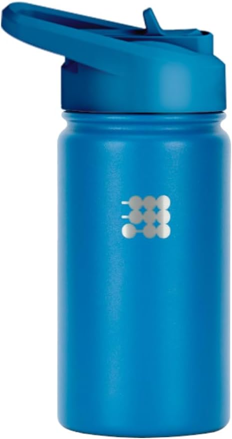 Cubitt Kids Water Bottle 14 oz with Straw Lid, Insulated Stainless Steel, Double Walled Tumbler Travel Cup, Thermo Mug, Leak Proof, Cold for up to 24 hours, Hot for up to 12 hours
