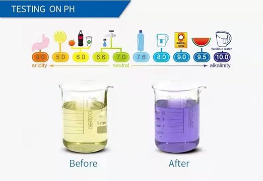 Alkaline Water Filter Pitcher-3.8L,Activated Carbon Filter-Reduces Limescale&Chlorine,Water Purifier-BPA Free,(1 Filter) (3.8L Blue)