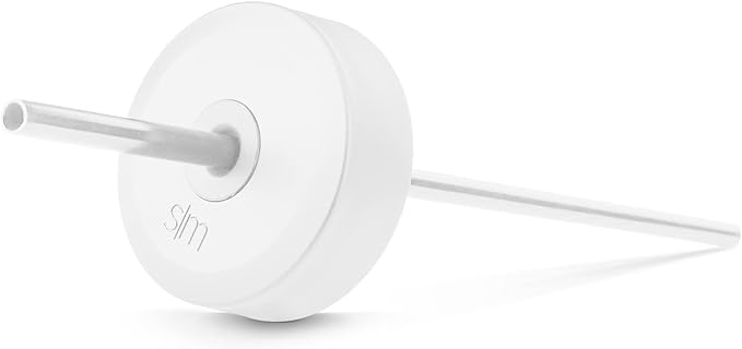 Simple Modern Wide Mouth Lid Leak Proof Straw Chug Handle Flip Fits Summit Water Bottles and Hydro Flask, Tumbler Style, Winter White