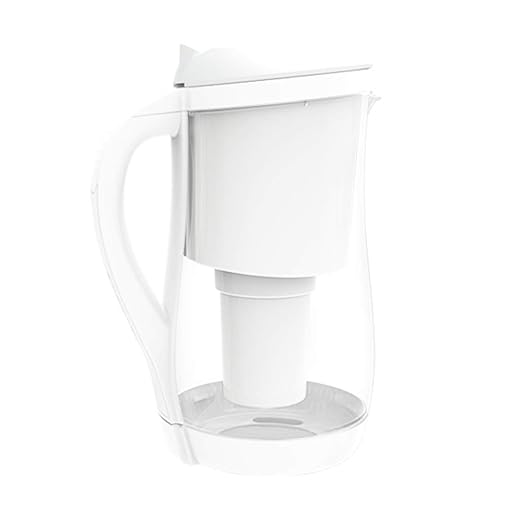 Gentoo Lite 1.5L Alkaline Water Filter Pitcher in White, 1 x Gentoo Filter Cartridge included