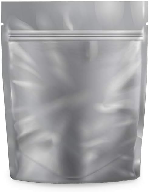 Mylar Bags Smell Proof 1 Gram White/Clear 1000 Count 4.12" X 3.35" 6mill Thickness - Packaging Bags - Mylar Bags For Food Storage - Resealable Bags