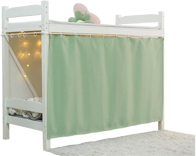 Dorm Home Solid Thicken Bunk Blackout Bed Curtains Cloth Bed Canopy Students Single Sleeper,2panel