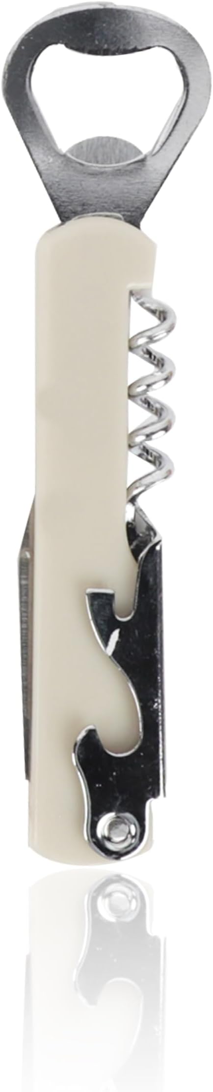 Waiter Corkscrew and Beer Bottle Opener Multifunction Tool (Grey)