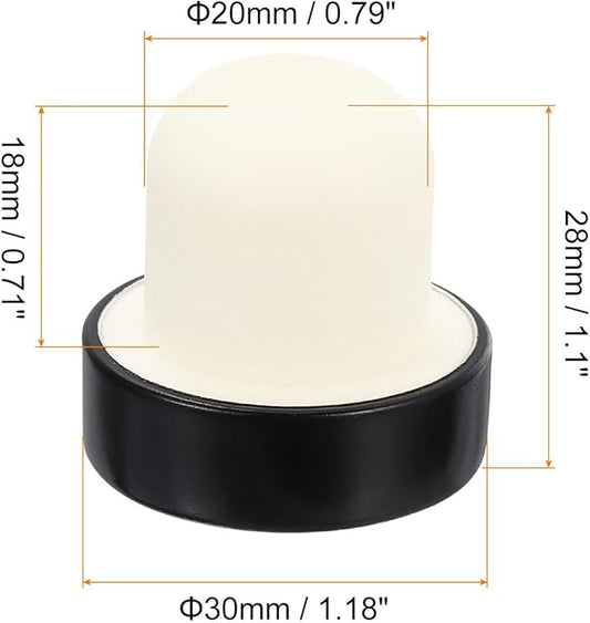 uxcell 16Pcs T-shaped Stoppers, 0.79inch Dia Cork Wine Stopper Reusable Wine Bottle Corks Sealing Plug for Wine Beer Beverage Bottle Crafts, Black