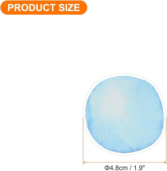 uxcell 108 Pcs (3 Sheet) Round Polka Dots Wall Sticker, PVC Peel and Stick Circle Wall Decal Sticker for Bedroom Classroom, Colorful