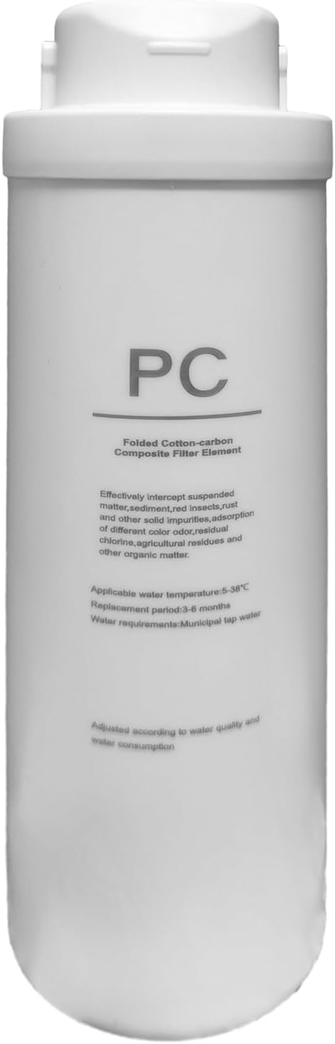 PC Replacement Filter Compatible with DR1-600 and DR1-800 Reverse Osmosis System,6 Months Lifetime, DR1-600/DR1-800 PC Filter