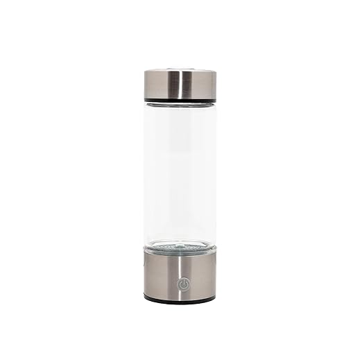 OU Hydrogen Water Bottle, Portable Hydrogen Water Ionizer Machine, Hydrogen Water Generator, Rechargeable Hydrogen Rich Water Glass Health Cup (Hydrogen Bottle only)