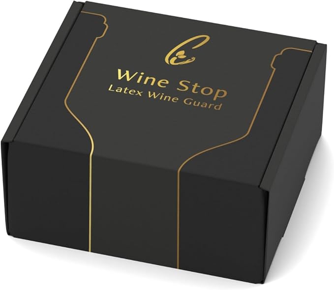 Wine Stopper, Ultimate Protection for Wine Bottles, Made of Food Grade Latex for Wine and Beverages, Unique Gift for Wine Lovers (Pack of 50)