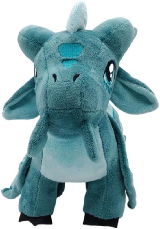 Wings of Fire Dragon Plush Toy Rainwing Dragon Stuffed Animals Pterosaur Plush Flying Dragon Pillow Plushies Gifts for Fans Kids Boys Girls (seawing)