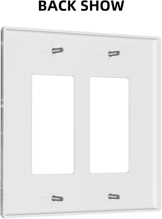 Vintage Teal Butterfly Inspirational Quotes Wood Plank 2 Gang Rocker Decora Light Switch Covers Dual Outlet Covers Wall Plate Decorative Switchplate Electrical Faceplate GFCI for Farmhouse Bedroom