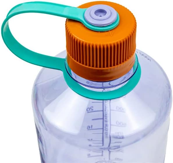 Nalgene Sustain Tritan BPA-Free Water Bottle Made with Material Derived from 50% Plastic Waste, 32 OZ, Narrow Mouth, Amethyst