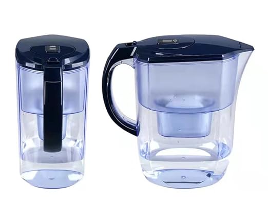 Alkaline Water Filter Pitcher-3.8L,Activated Carbon Filter-Reduces Limescale&Chlorine,Water Purifier-BPA Free,(1 Filter) (3.8L Blue)