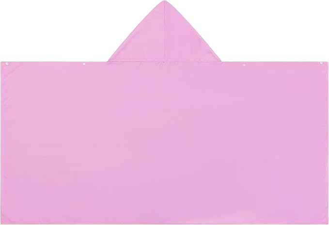 Kids Hooded Towels - Soft and Absorbent Bath, Beach, Swim Pool 30" x 60" Large Towel Cover Up for Boys and Girls Pink