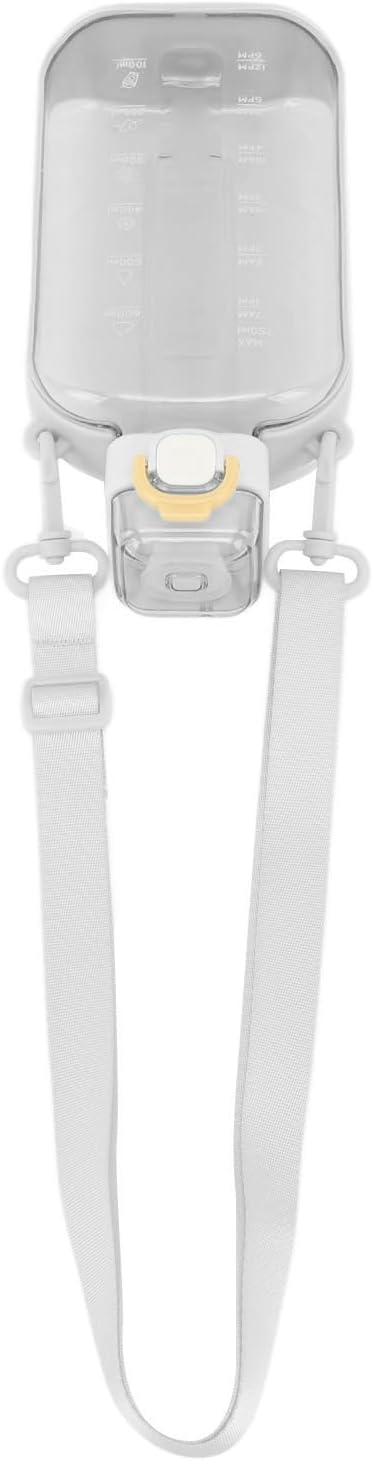 Motivational Water Kettle, Large Capacity 750ml Water Bottle Wide Mouth Silicone Straw Beautiful Appearance for Hiking (White)