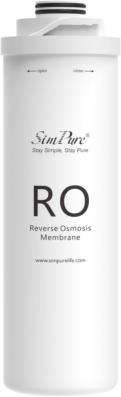 SimPure T1-400 Series RO Filter Replacement Cartridge, 12 Months Replacement Cartridge, Model Number: SimPure ROULP-3012-400-T1 (1 Pack)