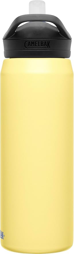 CamelBak Eddy+ Water Bottle with Straw 25oz - Insulated Stainless Steel, Warm Sun