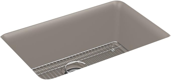 KOHLER K-28000-CM3 Cairn Sink, 27 in, Matte Taupe