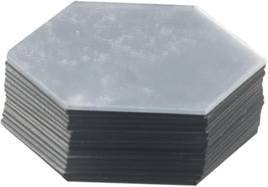 64 Pcs Home Mirror Wall Stickers, Hexagonal Mirror Wall Stickers. Home Decoration Wall Stickers, Bedroom Decoration Wall Stickers, Room Living Room Wall Stickers.