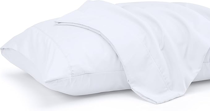 Utopia Bedding King Pillow Cases - 2 Pack - Envelope Closure - Soft Brushed Microfiber Fabric - Shrinkage and Fade Resistant Pillow Covers 20 X 40 Inches (King, White)