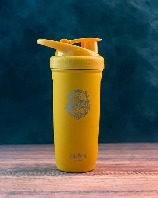Smart Shake Reforce Stainless Steel Harry Potter Hufflepuffs Shaker Bottle (900 ML /30oz) | Light Weight Resistance Sports Shaker Bottle with a Soft Lid | Leakproof, BPA Free & DEHP Free
