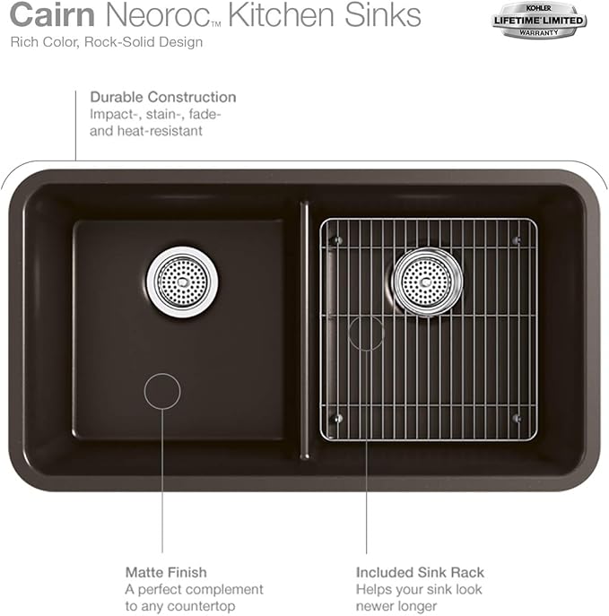 Cairn Undermount Single-bowl Farmhouse Kitchen Sink