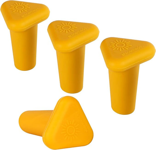 Wine Stoppers,Set of 4 Silicone Corks - Uncork,Heavy-Duty for all Bottles