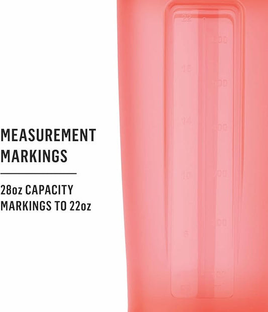 BlenderBottle Classic V2 Shaker Bottle Perfect for Protein Shakes and Pre Workout, 28-Ounce, Light Pink