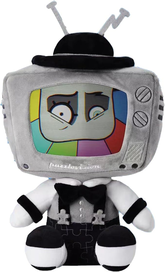 Mr. Puzzles Plush, Mr. Puzzles Plush Toy Stuffed Doll, SMG4 Game Fans Gift,Pillow for Kids and Adults (Mr. Puzzles)