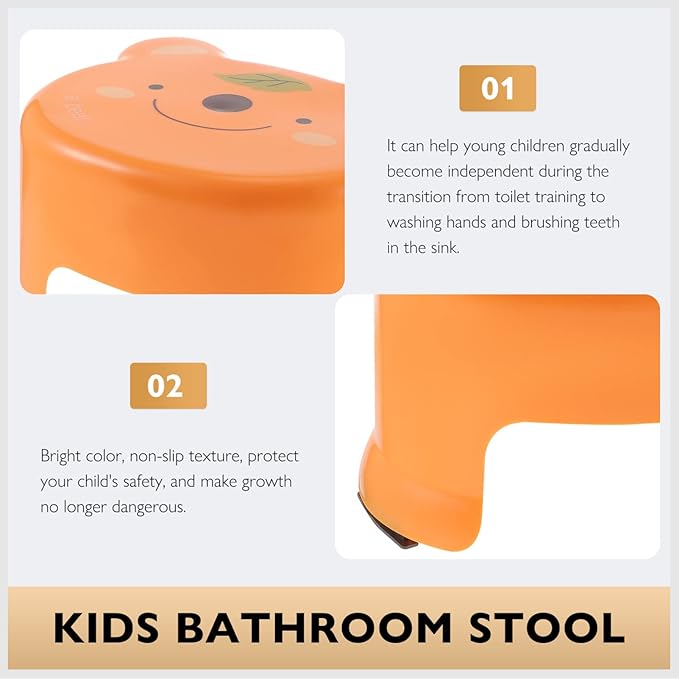 Step Stool, 1 Pc Bathroom Stool Toilet Step Stool Anti-Skid Step Stool Potty Training Aid