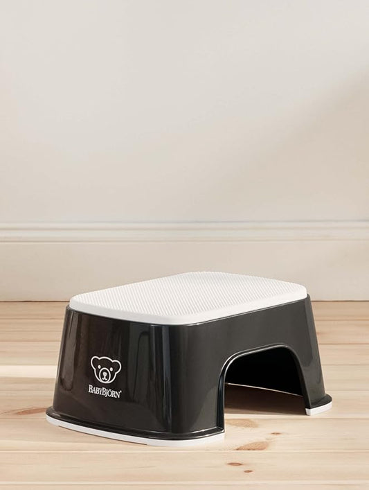 BabyBjörn Step Stool, Black/White