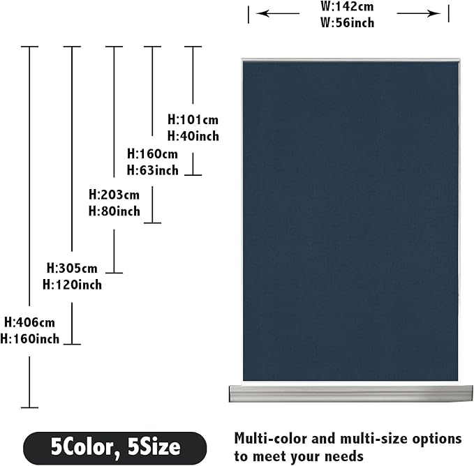 Portable Blackout Shades 100% Blackout Curtains for Bedroom Small Window Curtains No Light Kitchen Windows Insulated for Nursery for Baby Travel Curtain,Navy Blue,56" W x 120" L,1 Panel