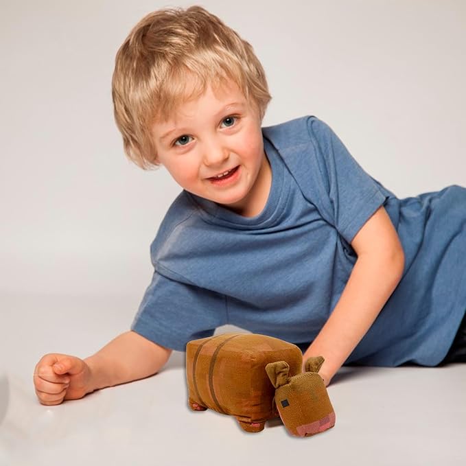 Plush Armadillo Plush Stuffed Toy Soft Throw Pillow Decorations for Video Game Fans, Kids Birthday Party Favor Preferred Gift for Holidays