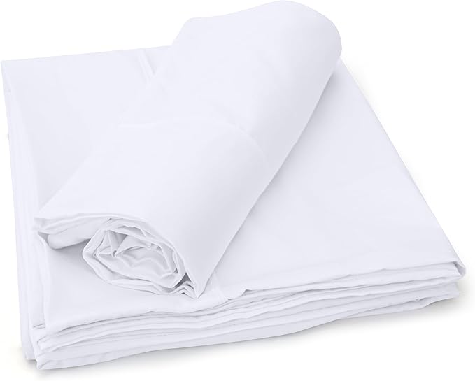 Utopia Bedding Body Pillow Cases - 2 Pack - Envelope Closure - Soft Brushed Microfiber Fabric - Shrinkage and Fade Resistant Pillow Covers 21 X 54 Inches (Body, White)