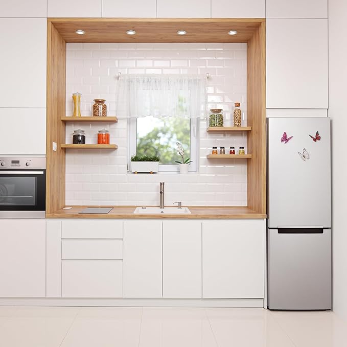 uxcell 120Pcs 3D Beautiful Butterfly Removable DIY Wall Stickers for Bedroom Living Room TV Background Decorations, Brown