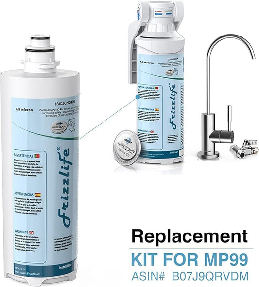 Frizzlife MP99 Replacement Filter Cartridge With FZ-2 Filter Cartridge Inside