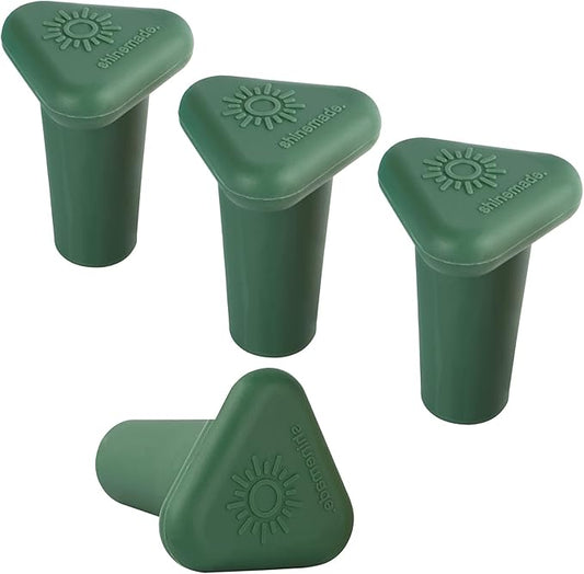 Wine Stoppers,Set of 4 Silicone Corks - Uncork,Heavy-Duty for all Bottles