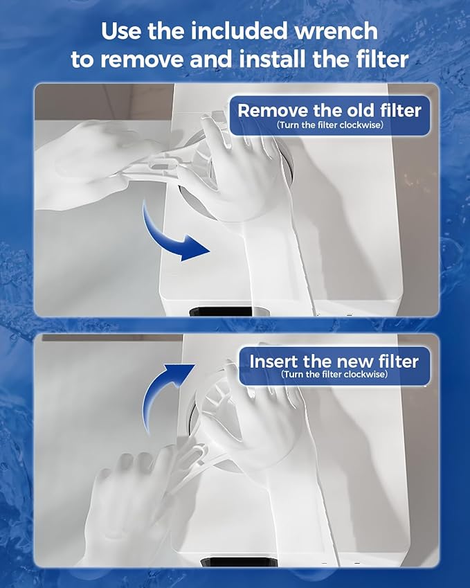WaterFirstยฎ Replacement Filters for Dr.water Y Countertop Reverse Osmosis System, BPA-Free, 1 Piece, 12-Month Filter Lifespan โ Compatible with Dr.water Y