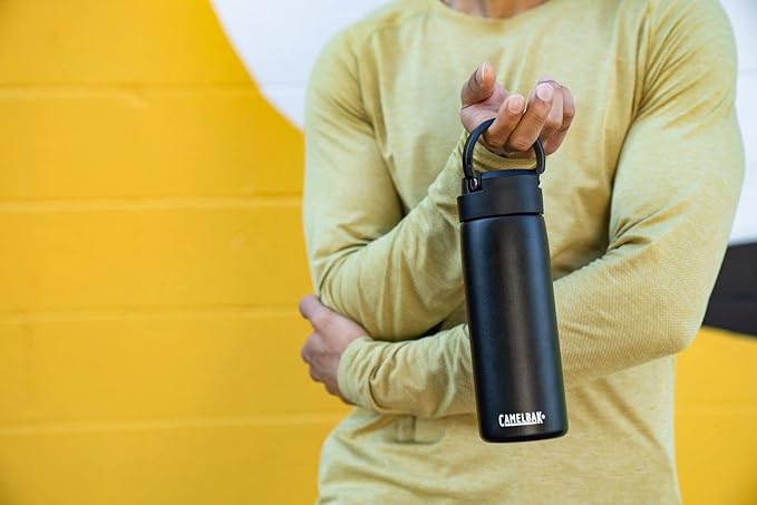CamelBak Fit Cap Vacuum Stainless Insulated Water Bottle - 32oz, Dusk Blue
