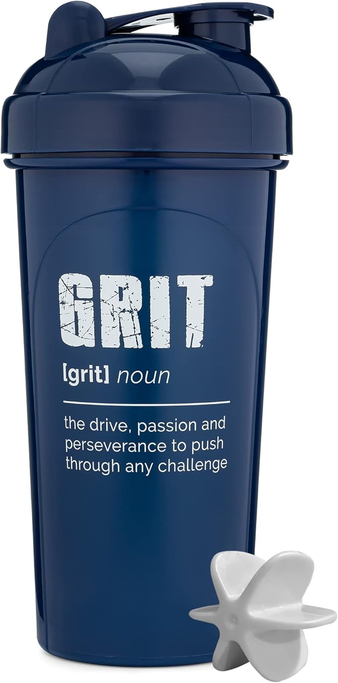 GOMOYO 2 Pack 28 Ounce Shaker Bottle Motivational Quotes | Protein Shaker Cup Mixer Agitators | Protein Mixes Pack and Pre-Workout