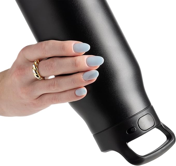 Simple Modern Water Bottle with Push Button Straw Lid | Ceramic-Lined Insulated Stainless Steel | Travel Water Bottles for Gym & Sports | Leak Proof | Mesa Signature Collection | 34oz, Forest