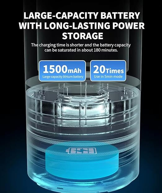 ; Hydrogen Water Bottle ; Generates Real 6000ppb+ Pure Hydrogen Water Concentration - Hydrogen Water Bottle Generator; Food Grade Material - Hydrogen Water Machine ; SPE/PEM THECH