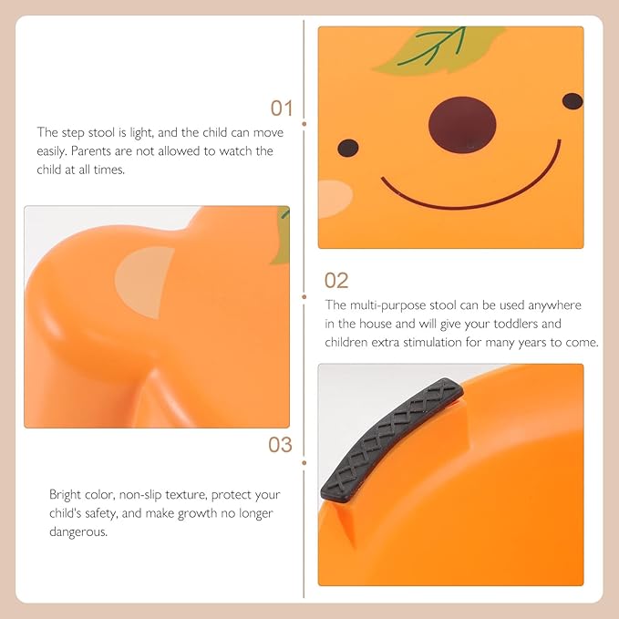 Step Stool, 1 Pc Bathroom Stool Toilet Step Stool Anti-Skid Step Stool Potty Training Aid